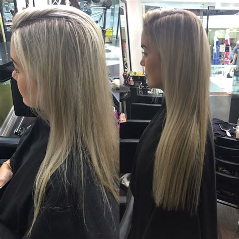 Before And After Of A Full Head Of 26 Inch Weft Hair Extensions Weft