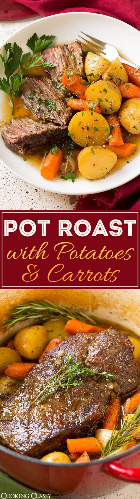 This easy slow cooker roast beef recipe with potatoes, rosemary, and carrots makes for an easy impressive dinner. Pot Roast with Potatoes and Carrots - this is any easy one pot dinner that my whole family loves ...