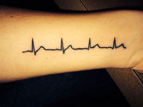 5 sheets ecg diamonds clover tattoo stickers. 1000+ images about remembrance tattoos on Pinterest | Ekg ...
