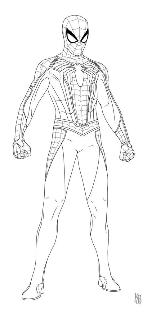 Spider Man Ps4 Step By Step By Kindratblack Spiderman Drawing