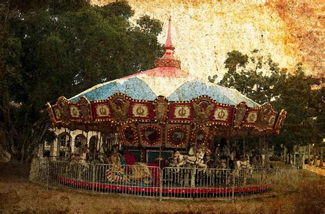 Vintage Carousel Photograph By Pete Rems Pixels
