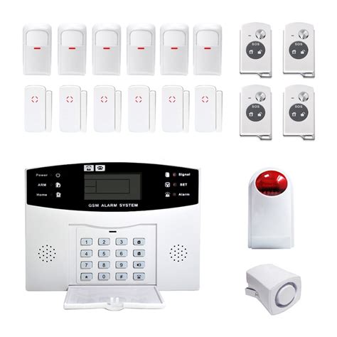 Wireless LCD GSM Home Security Burglar House Fire Alarm System Auto ...