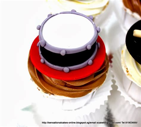 The Sensational Cakes Old School Rock Theme Cupcakes Singapore Acdc