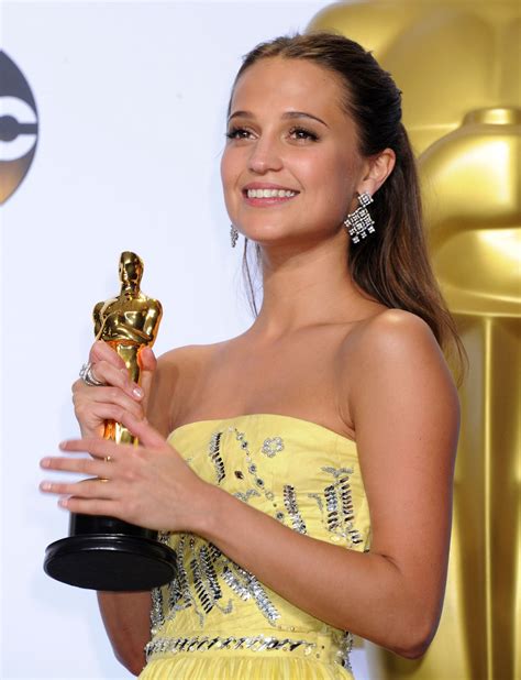 Alicia Vikander 2016 Oscar Winner For Best Actress In A Supporting Role