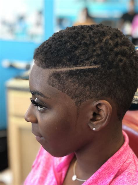 Black Women Natural Short Haircuts Fades Tapered Haircuts And Fades For