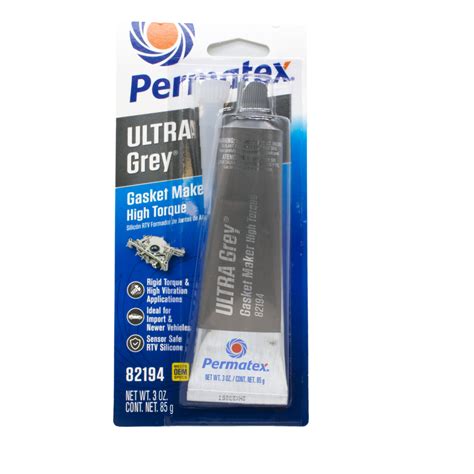 Permatex® Ultra Grey® Rtv Silicone Gasket Maker 3 Oz Permatex