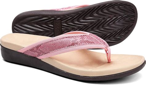 Orkii Womens Plantar Fasciitis Feet Sandals Best Orthotic Flip Flops With Arch
