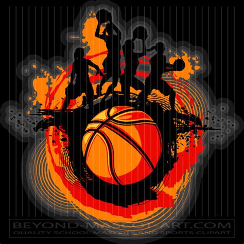 Girls Basketball Design Graphic Vector Basketball Image