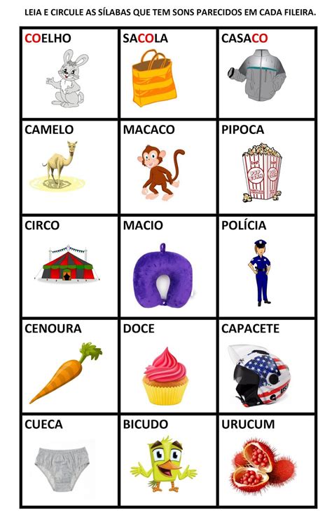 Palavras Que Começam Com C E