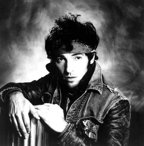 Bruce springsteen joked about his 2020 suspicion of dwi arrest on opening night of springsteen on broadway. Unknown - Young Bruce Springsteen Portrait Fine Art Print ...