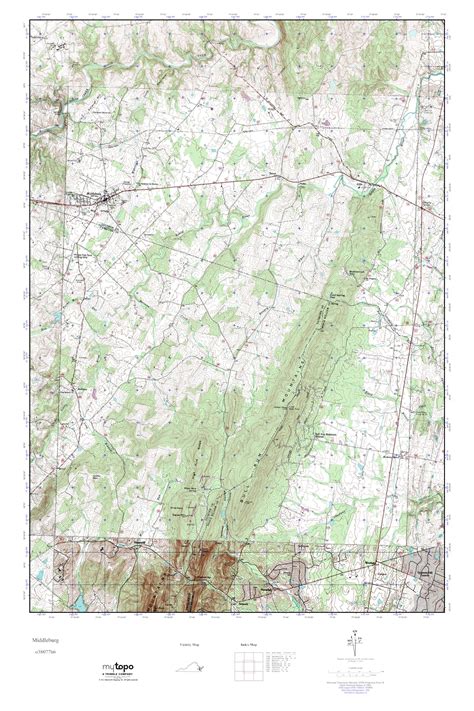 Mytopo Middleburg Virginia Usgs Quad Topo Map