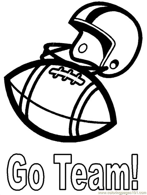 Football2 Coloring Page For Kids Free Football Printable Coloring