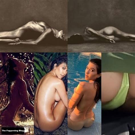 Kourtney Kardashian Nude Collage Photo Famous Internet Girls