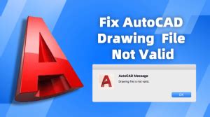 Solved How To Fix Autocad Drawing File Is Not Valid