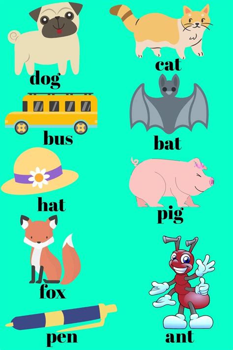 Pebbles present a video on learning 3 letter words. Three Letter Words | Learning games for kids, Kids ...