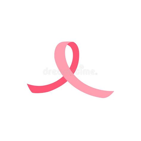 Vector Roze Borstkankerpictogram Voor Oktober Maand Bewustzijn Over
