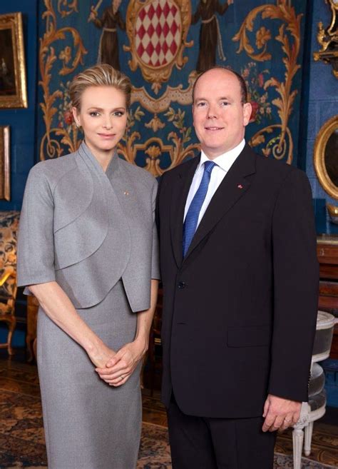 New Official Photo Of Prince Albert And Princess Charlene Princess Charlene Charlene Of