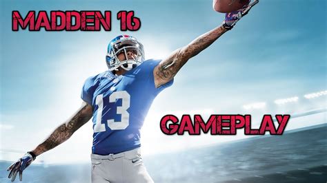 Madden 16 Gameplay New Catching Features Youtube