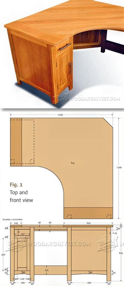 Corner Computer Desk Plans Furniture Plans And Projects