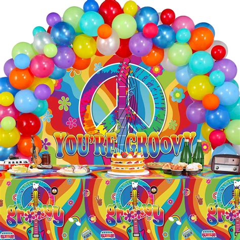 Get Groovy With Our 60s Party Decorations And Throw A Retro Party