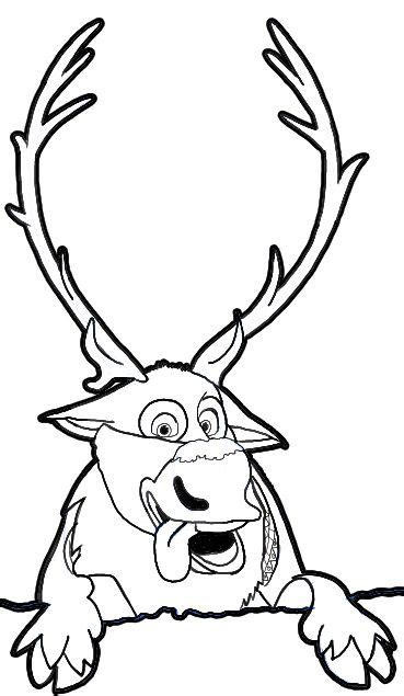 Sven kristoff frozen 2 coloring sheet frozen coloring frozen coloring pages disney coloring pages. How to Draw Sven the Reindeer from Frozen Step by Step ...