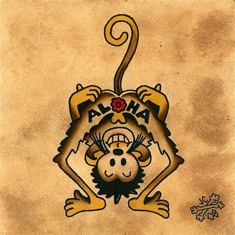 Sailor Jerry Tattoo Designs Sailor Jerry Aloha Monkey