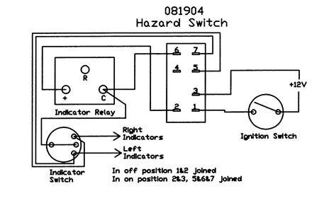 Hazard switch - rocker