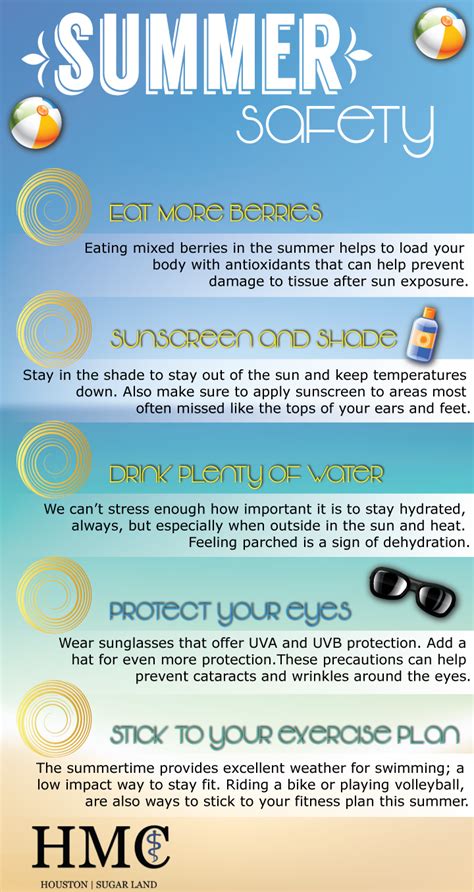 Summer Safety Tips For Older Adults Infographic