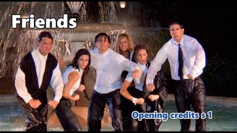 Friends Opening Credits Of First Season Youtube
