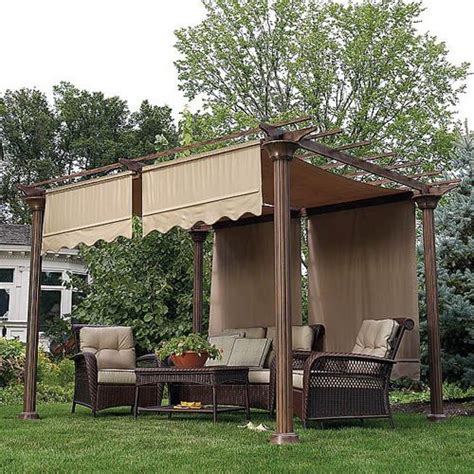Its spacious 9' x 10' rectangular top provides plenty of shade and protection from the sun or rain. 18 best images about Pretty Pergolas on Pinterest ...