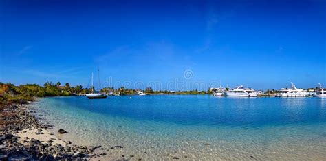 Calm Waters Of Turtle Cove Marina Stock Photo Image Of Sunny Water
