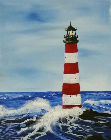Lighthouse Lighthouse Painting Palette