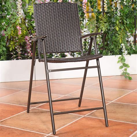 Enjoy free shipping on most stuff, even big stuff. 4pc PE Rattan Wicker Folding Chair Patio Garden Yard Seat ...