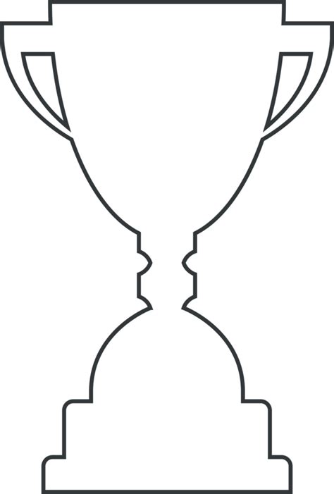 Line Trophy Cup 22061142 Png