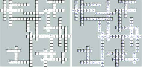 Crossword puzzles for chemistry education: learning goals beyond