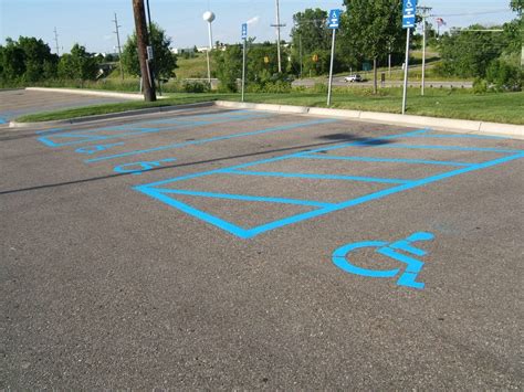 Parking Lot Marking Advanced Pavement Marking