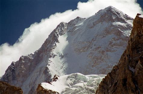 06 Gasherbrum Iv Summit Close Up From Upper Baltoro Glacier On Trek To