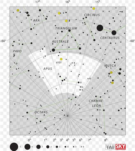 Constellation Star Chart Apus International Astronomical Union Sextans