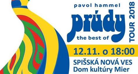 Pavol Hammel And Prúdy The Best Of Tour 2018 Program Slovenský