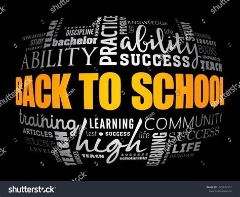 Back to School word cloud collage, education concept background #Ad , #Affiliate, #cloud#word# ...
