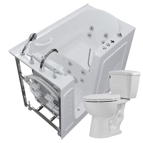 The best whirlpool tub can be fit into an existing bathtub's space or alcove, which makes it easy for you. Universal Tubs Nova Heated 52.8 in. Walk-In Whirlpool ...