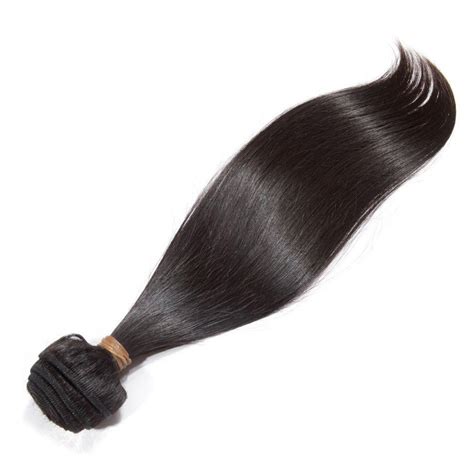 Brazilian Virgin Hair Silky Straight Natural Unprocessed Color B Tangle Free And Soft Silky