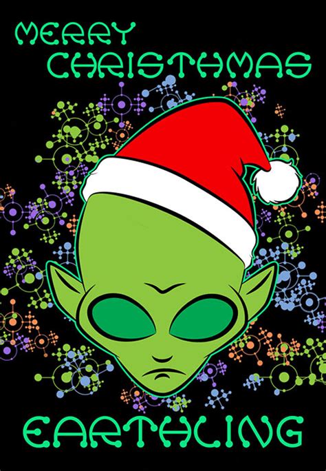 Alien Christmas Card By Bluffton On Deviantart