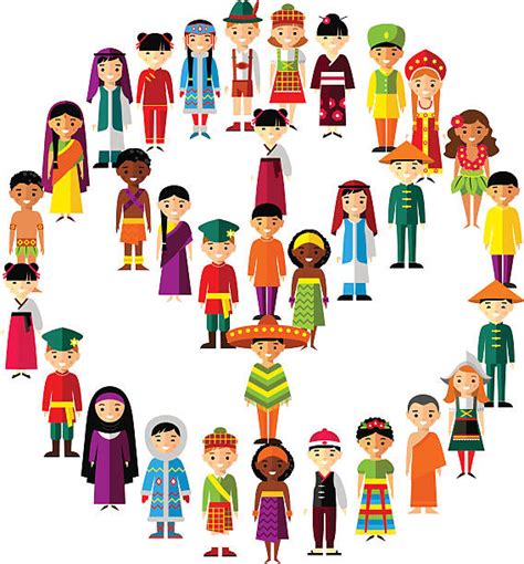 Different Cultures Illustrations Royalty Free Vector
