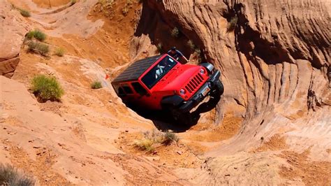 Slip Lock Trail Sand Hollow Jeep Rubicon Youtube