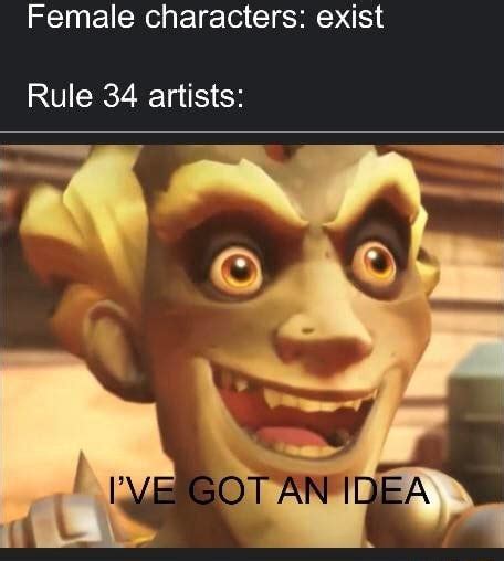 Female Characters Exist Rule 34 Artists GOT IFunny