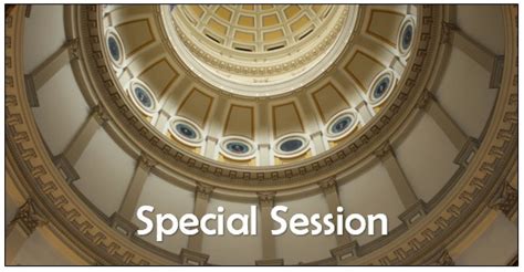 Whats So Special About A Special Session Colorado Legisource