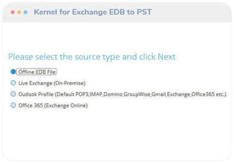 Edb To Pst Converter To Convert Exchange Edb Mailboxes To Pst