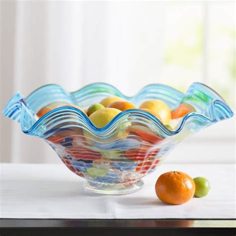 Bloomsbury Market Modern Glass Decorative Bowl And Reviews Wayfair