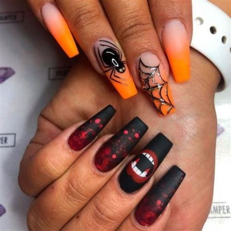 60 Fun Halloween Nail Designs To Copy The Trend Spotter